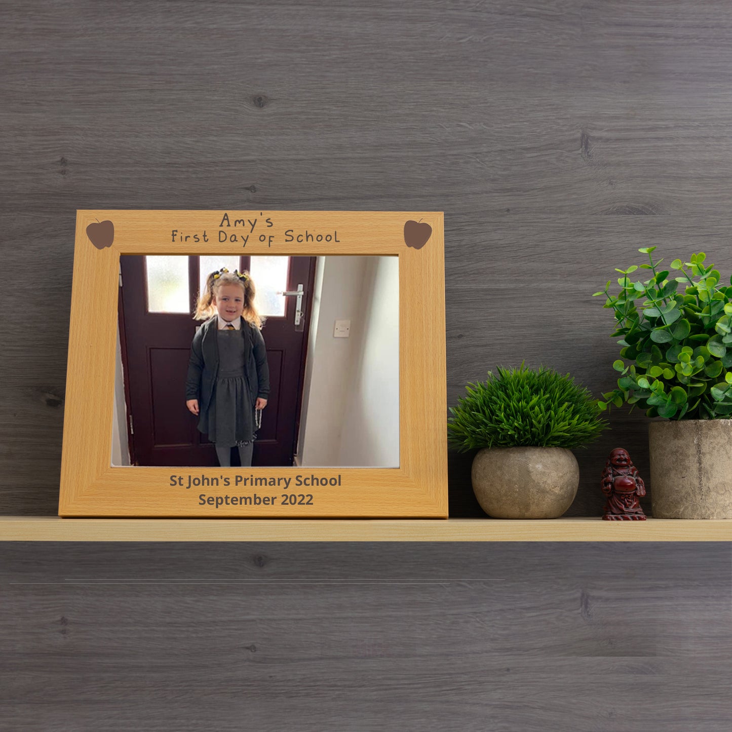 Personalised First Day at School Wooden Photo Frame - Always Looking Good -