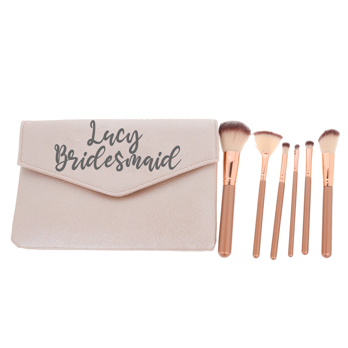 Personalised Cosmetic Case Filled With Make Up Brushes Gift Set - Always Looking Good -
