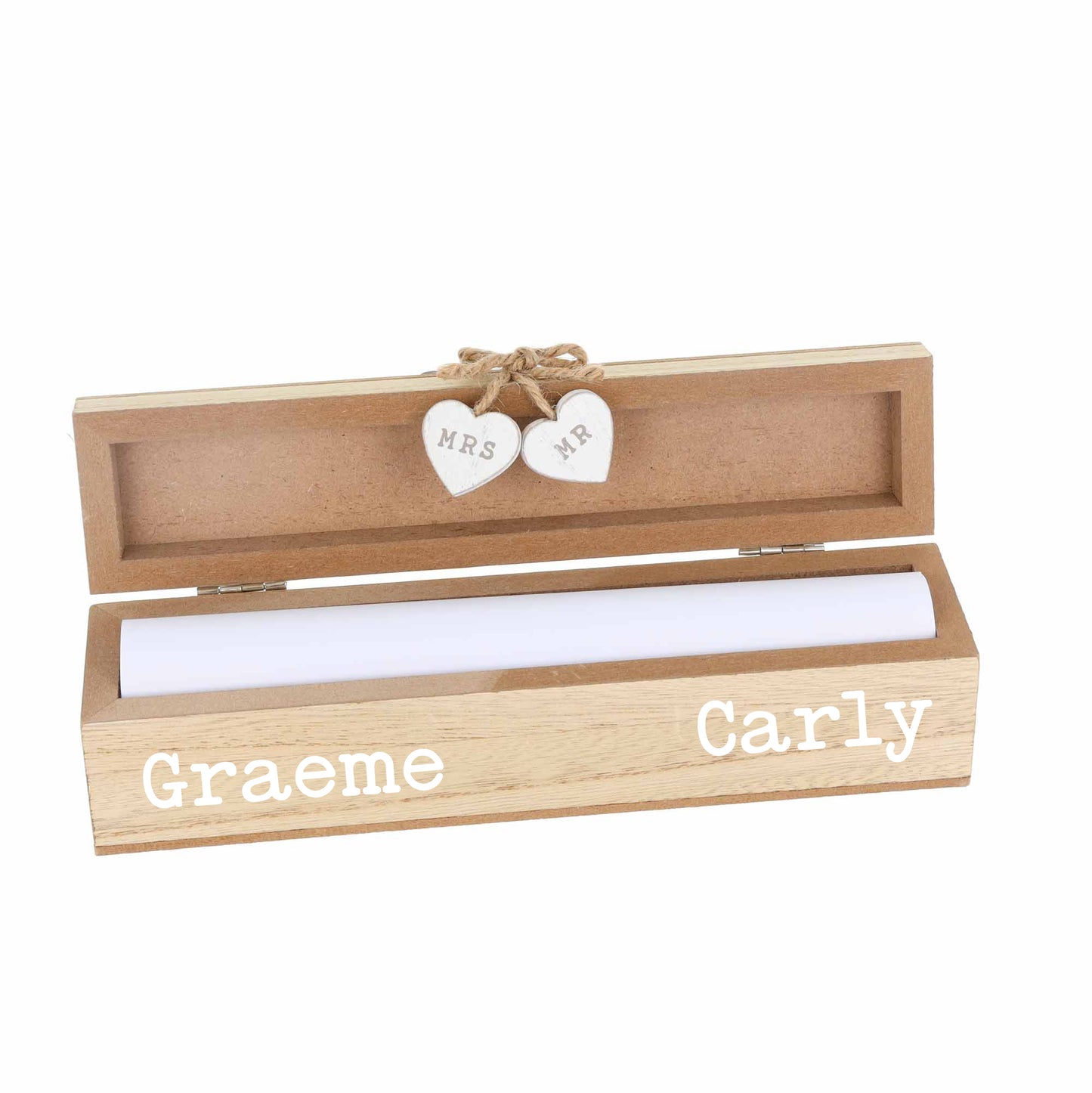 Personalised Wedding Certificate Box – Keepsake Gift - Always Looking Good -