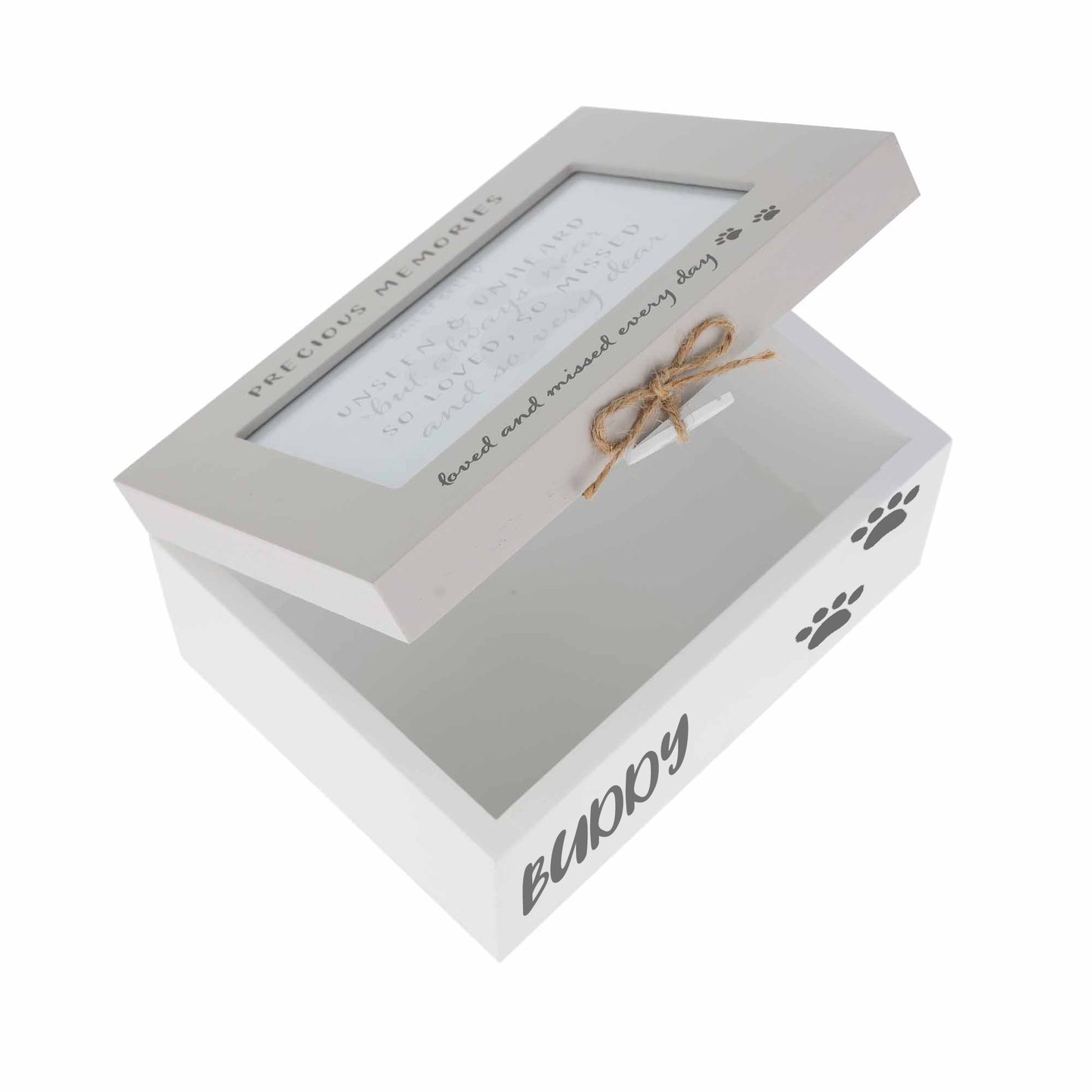 Personalised Pet Photo Memorial Wooden Keepsake Box for Cats Dogs & Pets - Always Looking Good -