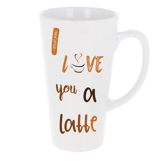 Personalised Filled Love You A Latte Tall Coffee Latte Mug  - Always Looking Good -
