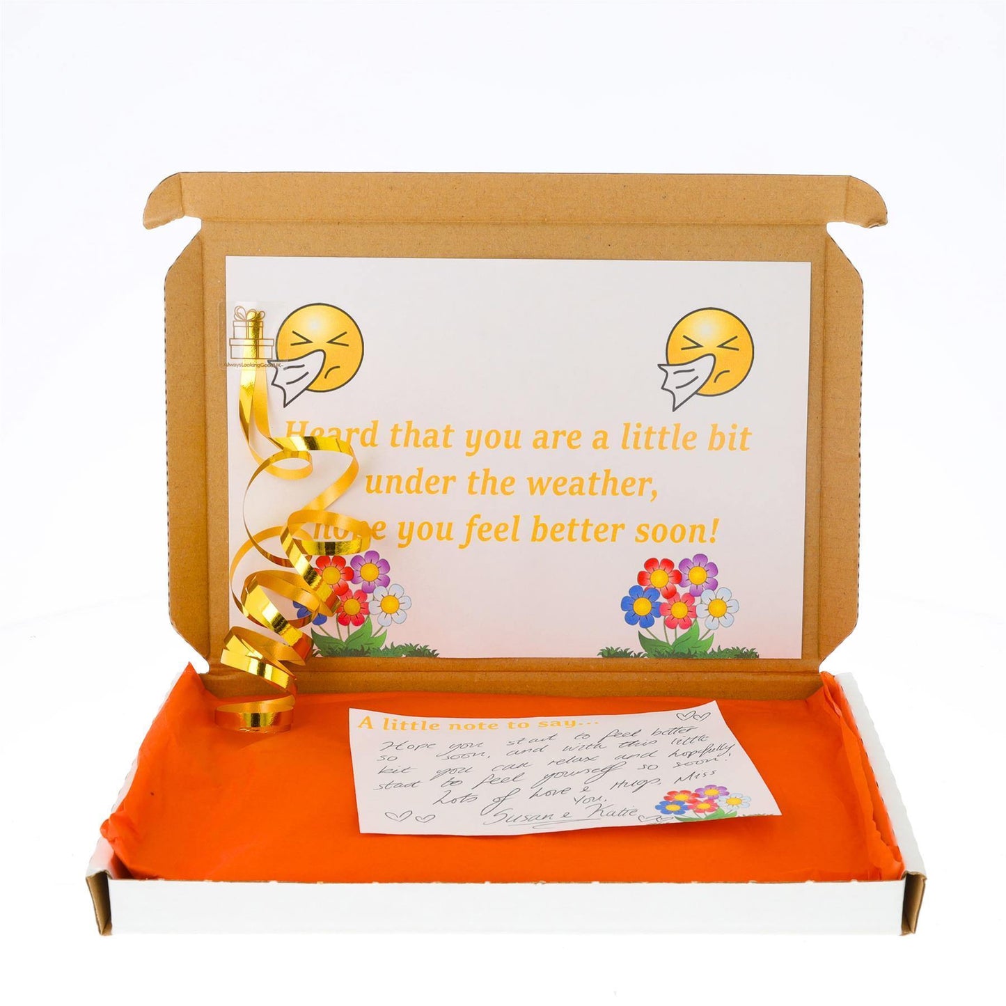Get Well Soon Care Package Hug in a Box Letterbox Gift Set - Always Looking Good -
