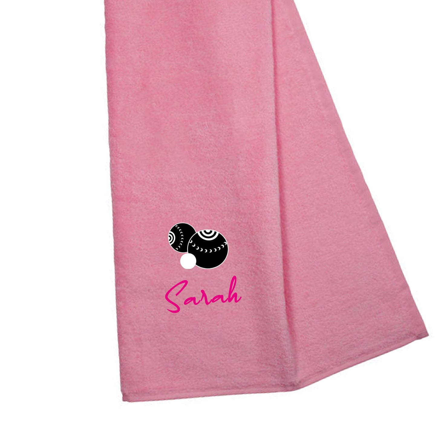 Personalised Tri Fold Lawn Bowl Towel with Name - Always Looking Good -