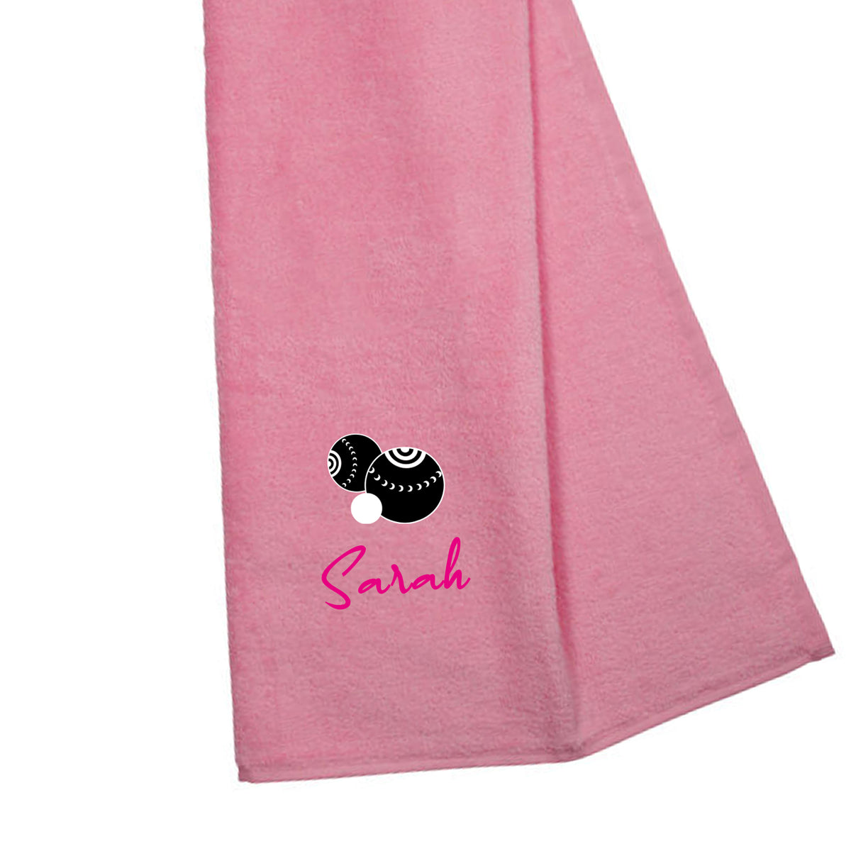 Personalised Tri Fold Lawn Bowl Towel with Name - Always Looking Good -