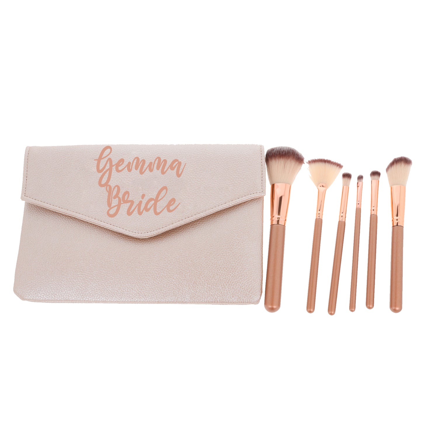 Personalised Cosmetic Bag Filled With Make Up Brushesse Filled With Make Up Brushes Gift Set - Always Looking Good -