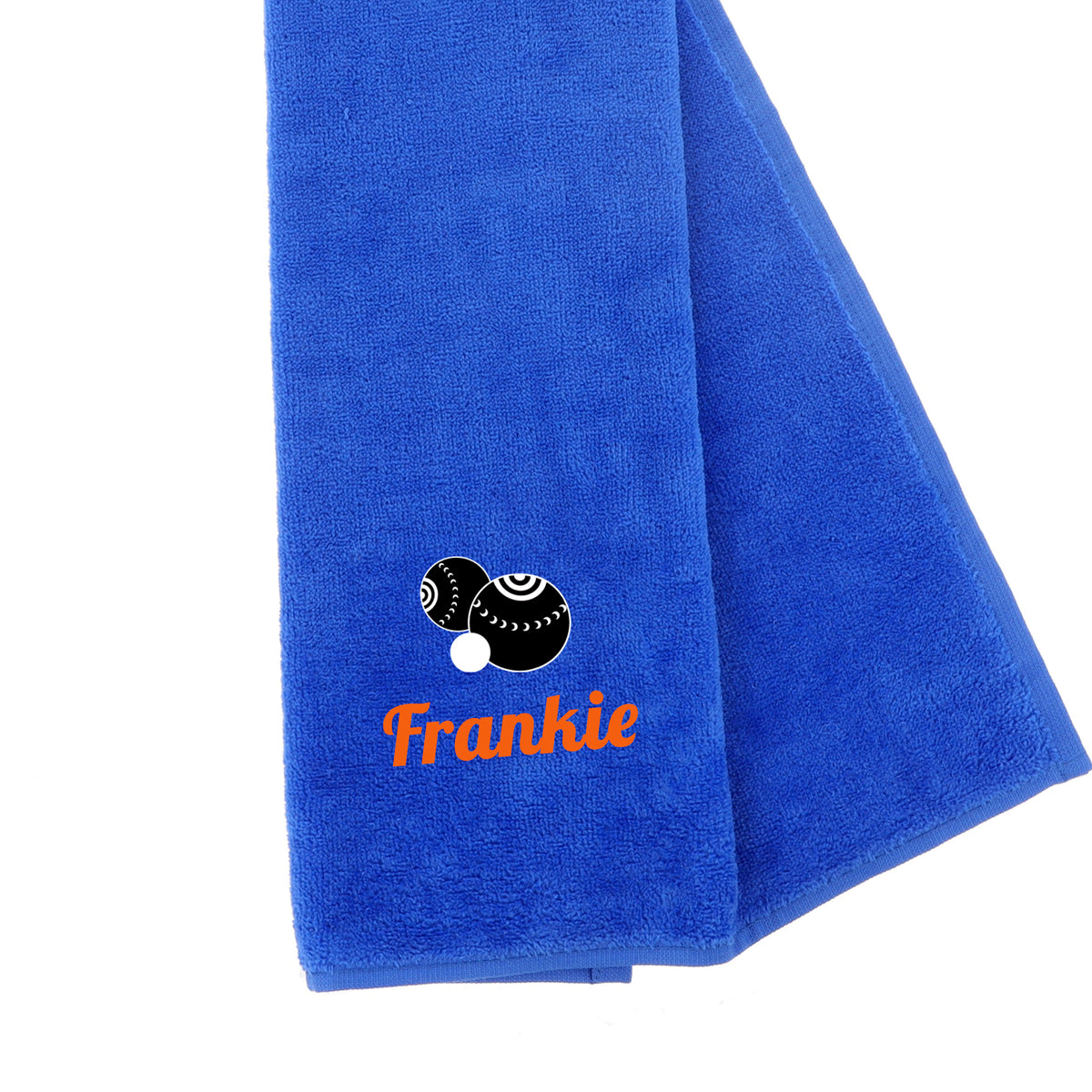Personalised Tri Fold Lawn Bowl Towel with Name - Always Looking Good -