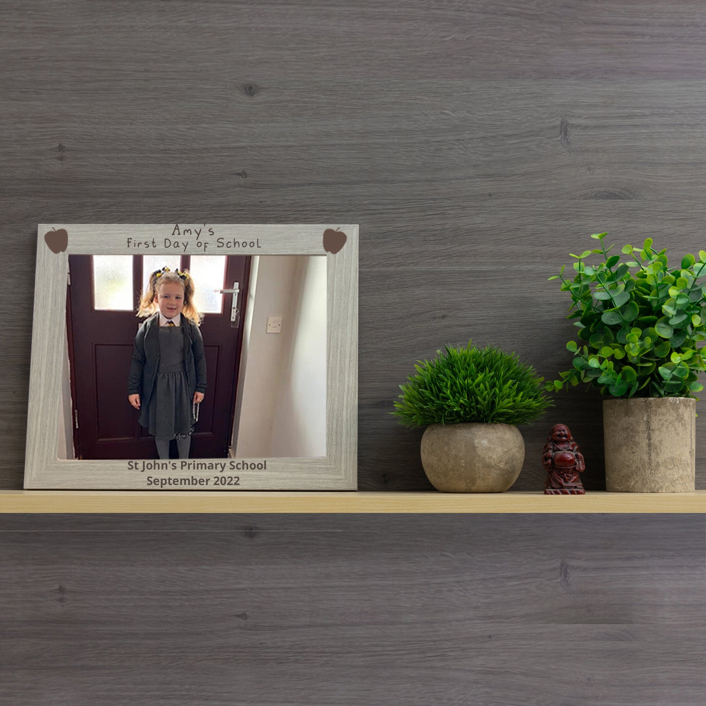 Personalised First Day at School Wooden Photo Frame - Always Looking Good -