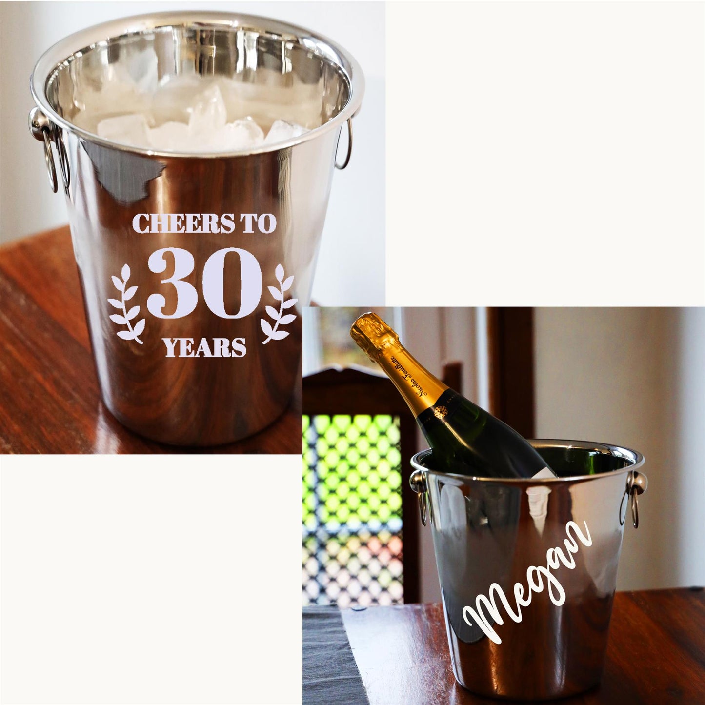 Personalised 30th Birthday Ice Bucket Gift with Name - Always Looking Good -