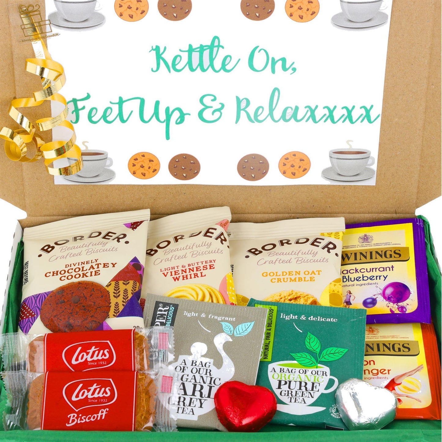 Tea and Biscuit Lover Letterbox Gift Box - Always Looking Good -