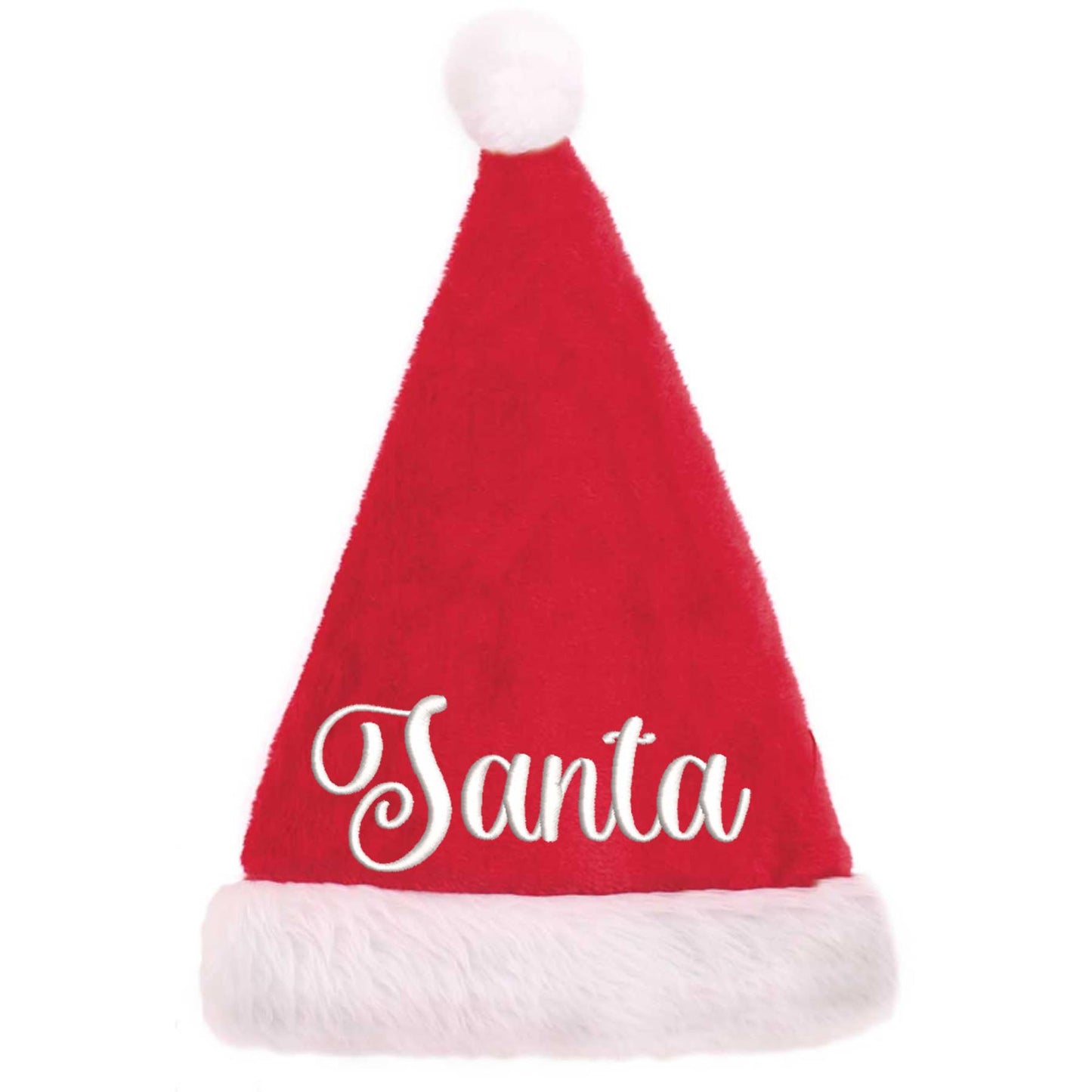 Personalised Embroidered Plush Santa Hat - Always Looking Good -