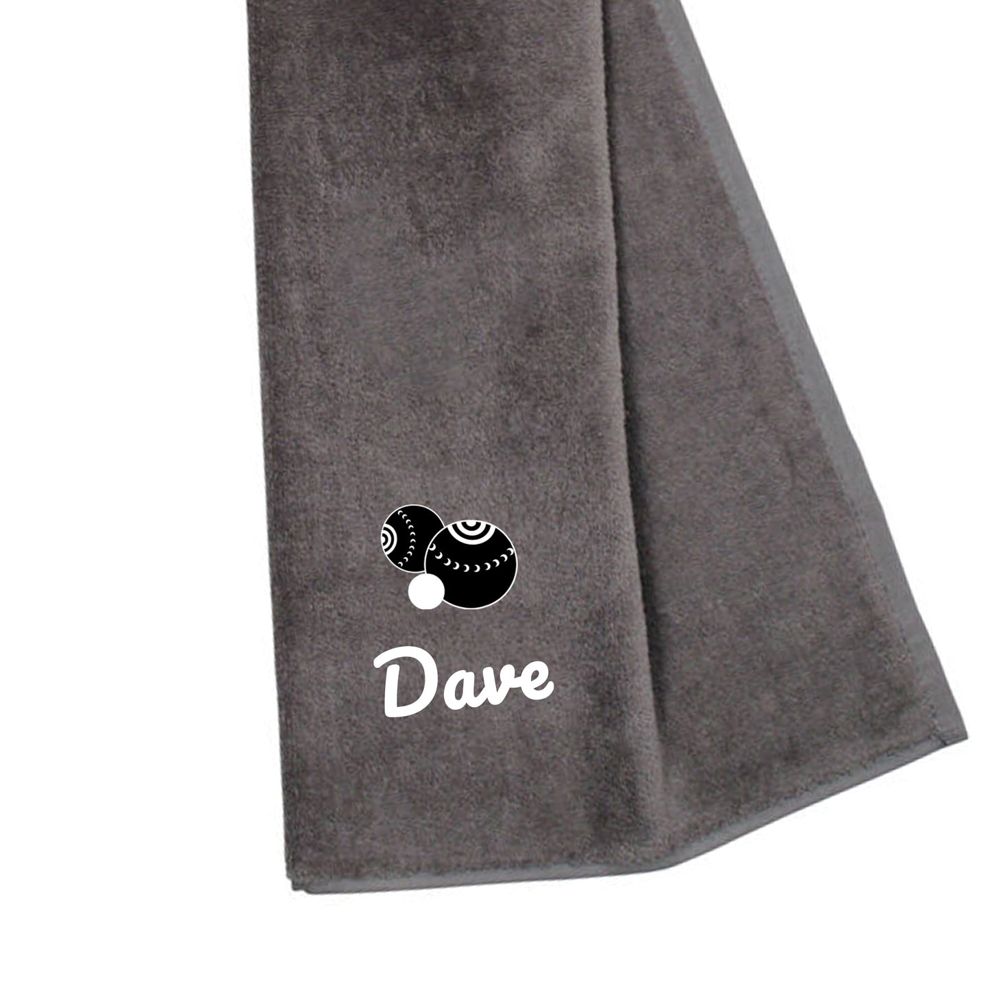 Personalised Tri Fold Lawn Bowl Towel with Name - Always Looking Good -