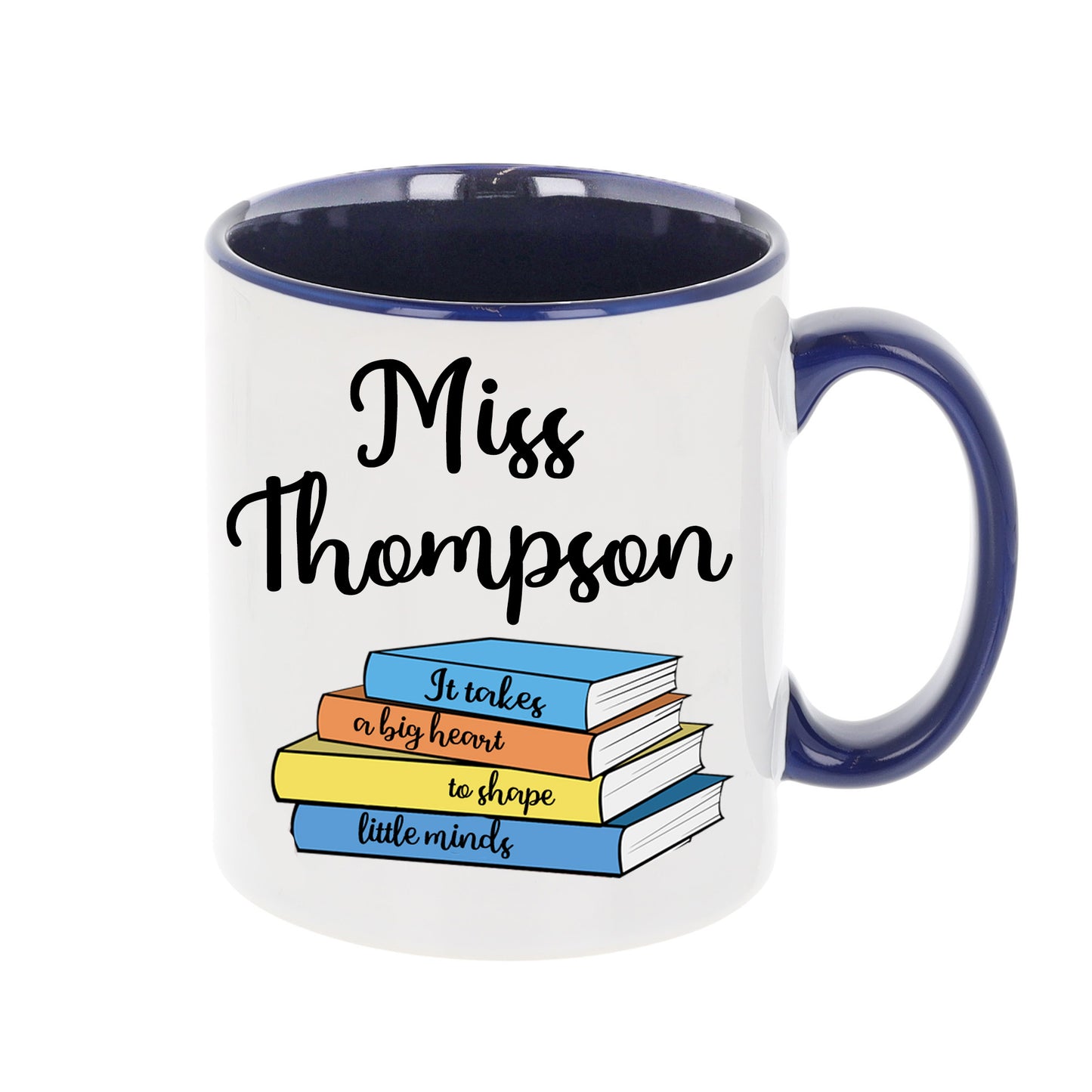 Personalised Teacher Thank You Gift Filled Mug & Coaster Set Blue - Always Looking Good -