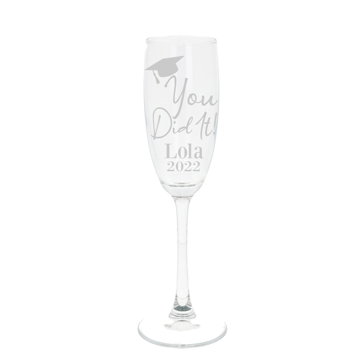 Gift For Graduates - Personalised Graduation Champagne Flute Glass
- Always Looking Good -