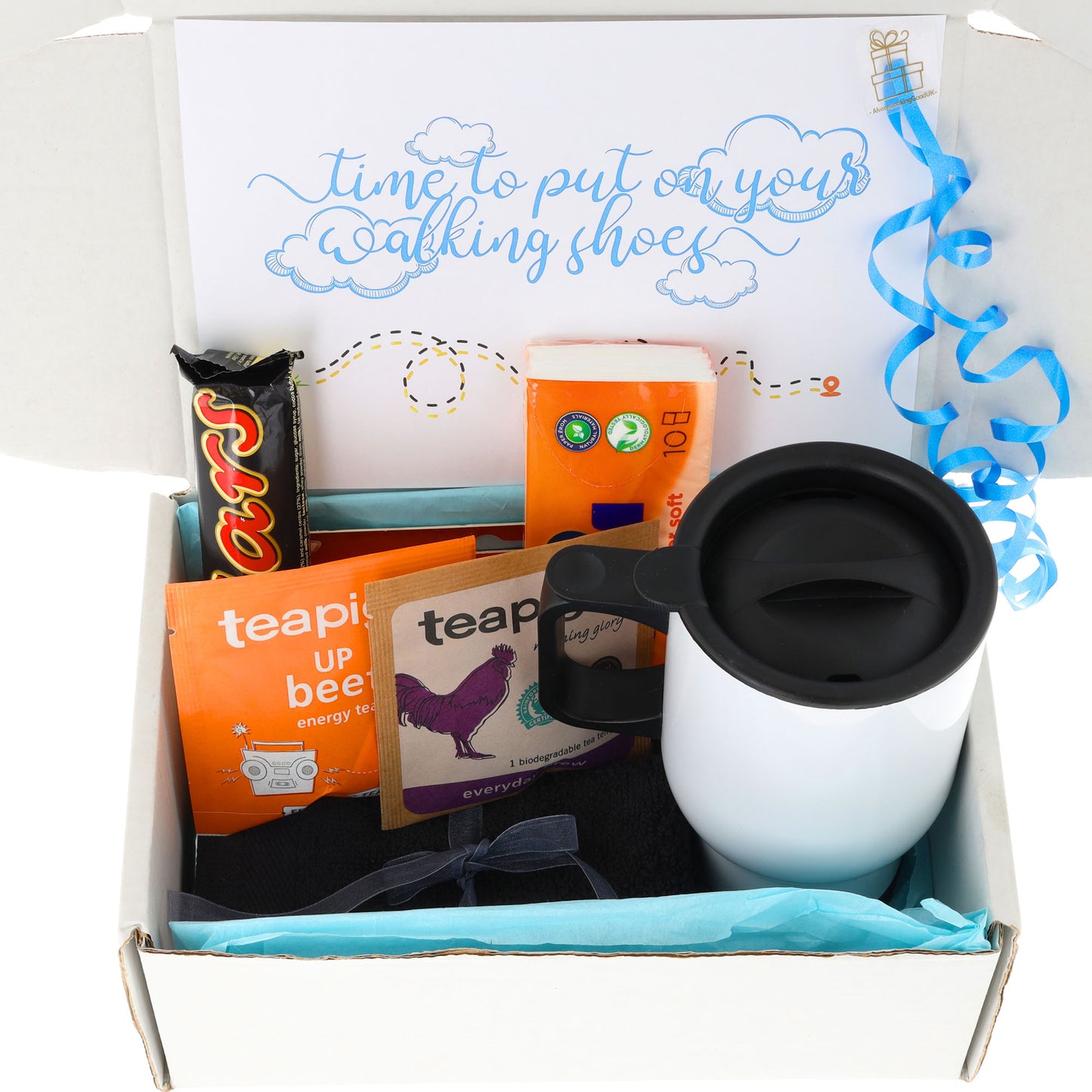 Personalised Walking Travel Mug Gift Set - Always Looking Good -