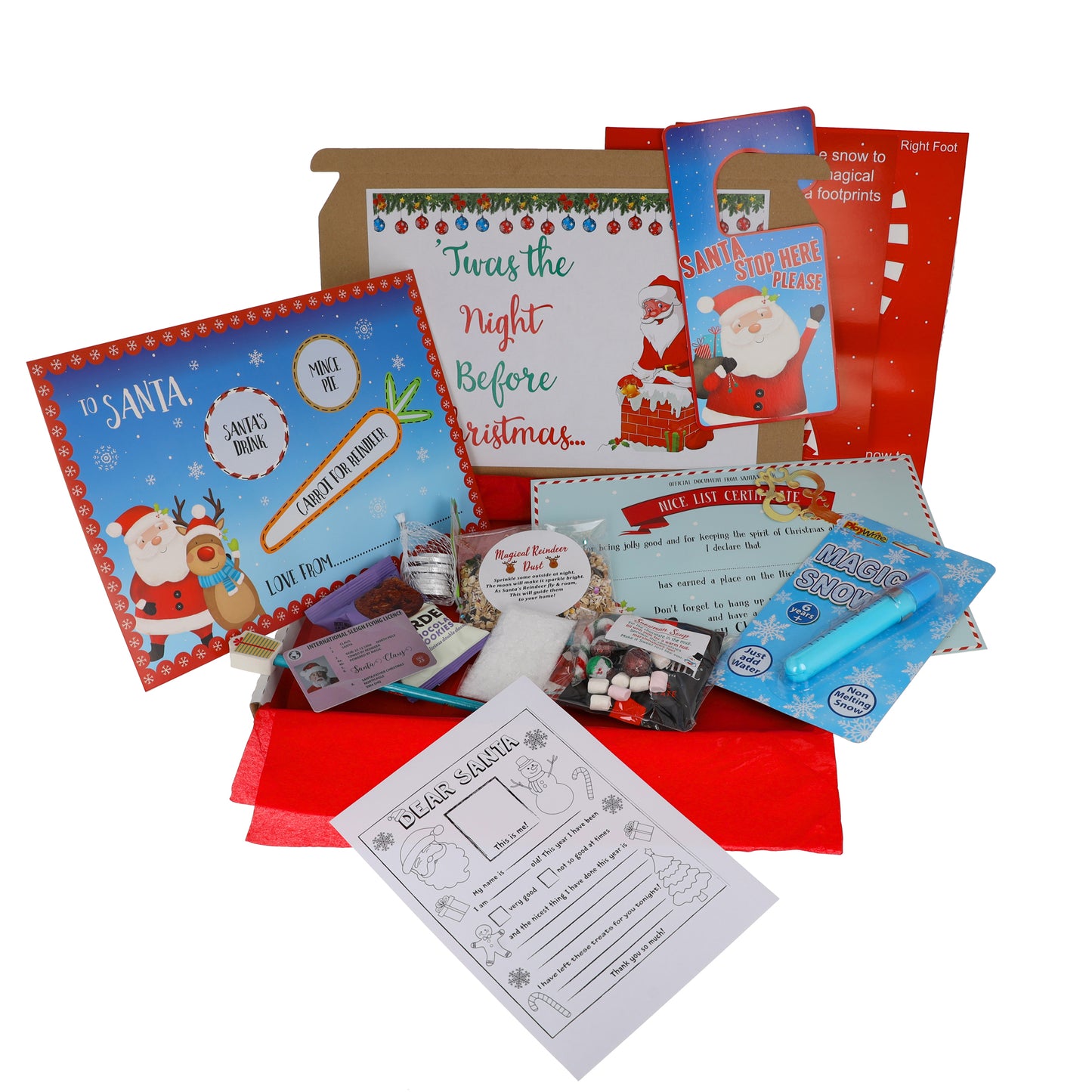 Christmas Eve 'Preparation for Santa & Parents' Activity Filled Gift Box - Always Looking Good -