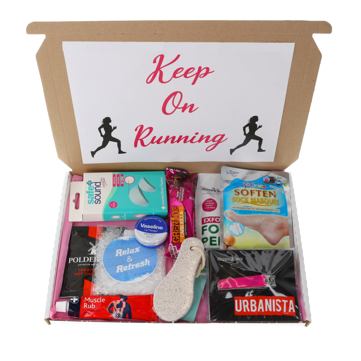 Runner Motivate & Pamper Letterbox Running Lovers Gift Set Small or Large - Always Looking Good -