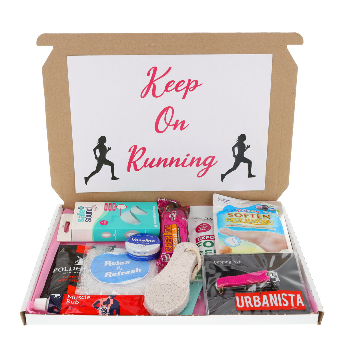 Runner Motivate & Pamper Letterbox Running Lovers Gift Set Small or Large - Always Looking Good -