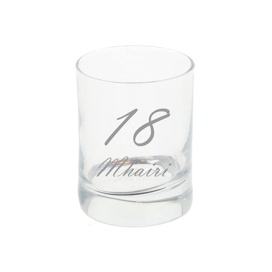 Personalised Engraved Birthday Shot Glass - Always Looking Good - Personalised Glass