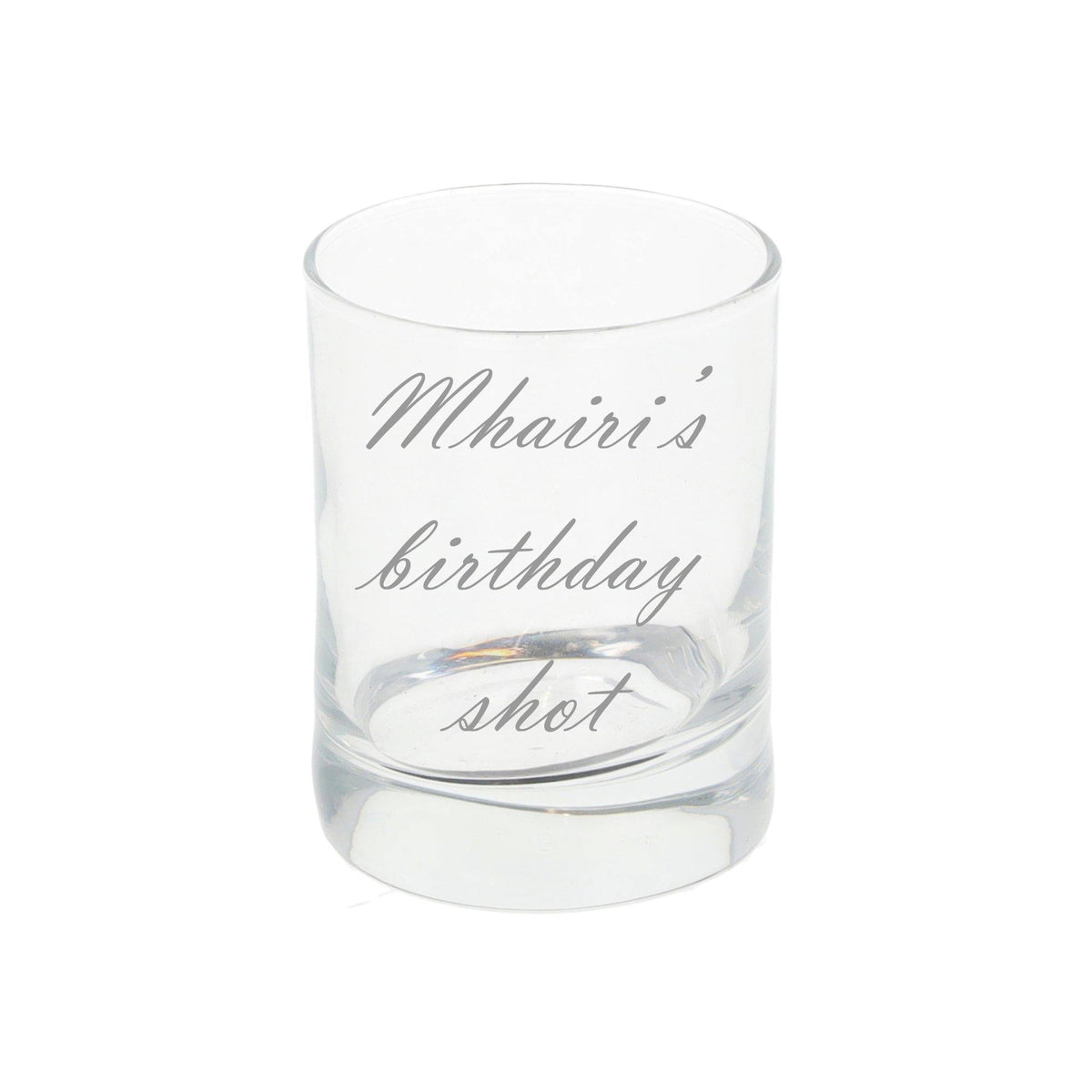 Personalised Engraved Birthday Shot Glass - Always Looking Good -