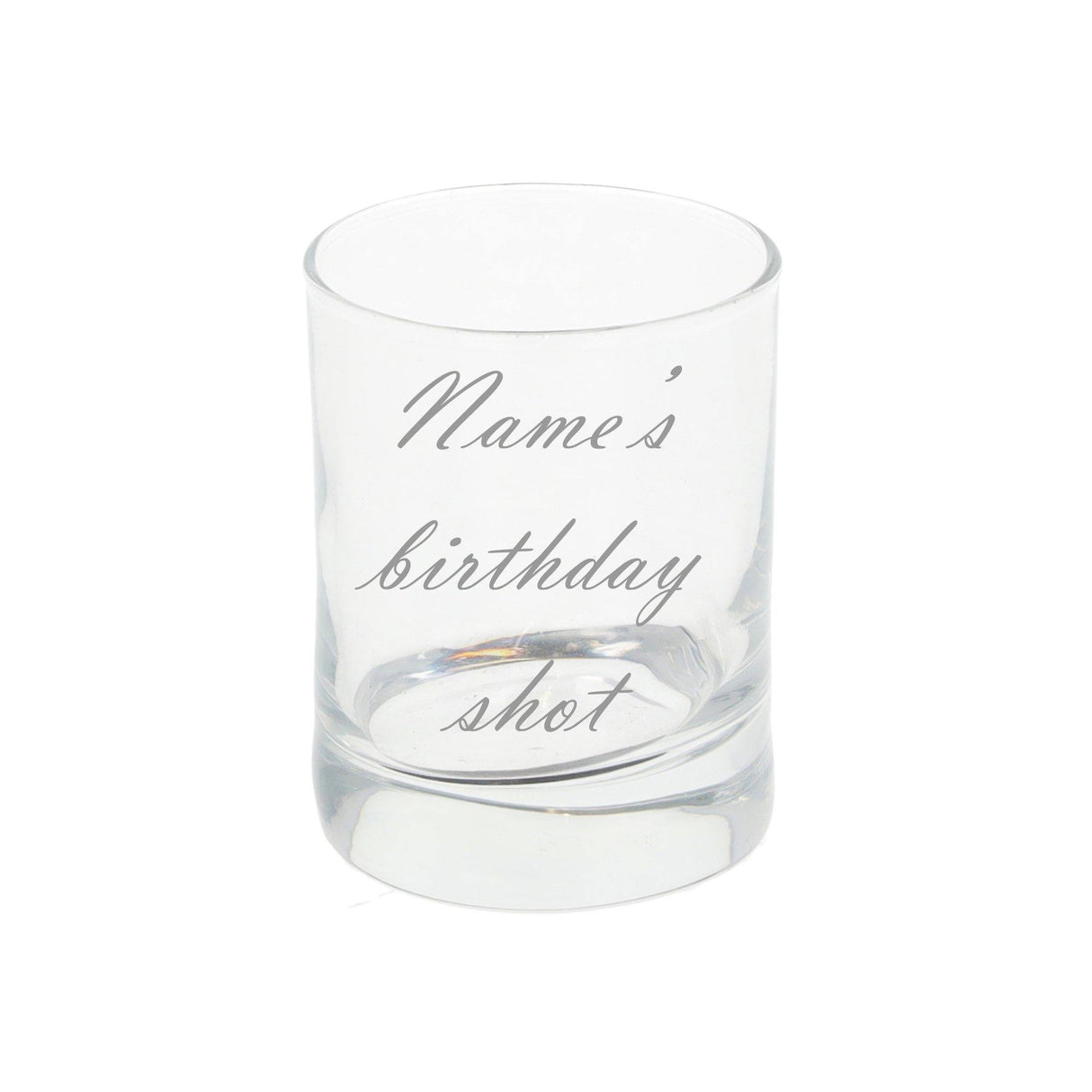Personalised Engraved Birthday Shot Glass - Always Looking Good -