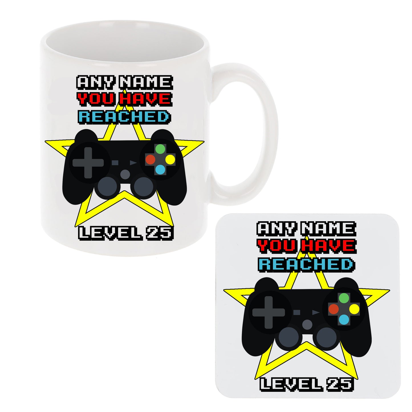 Personalised Gamer Birthday Mug Gift Set - Always Looking Good -