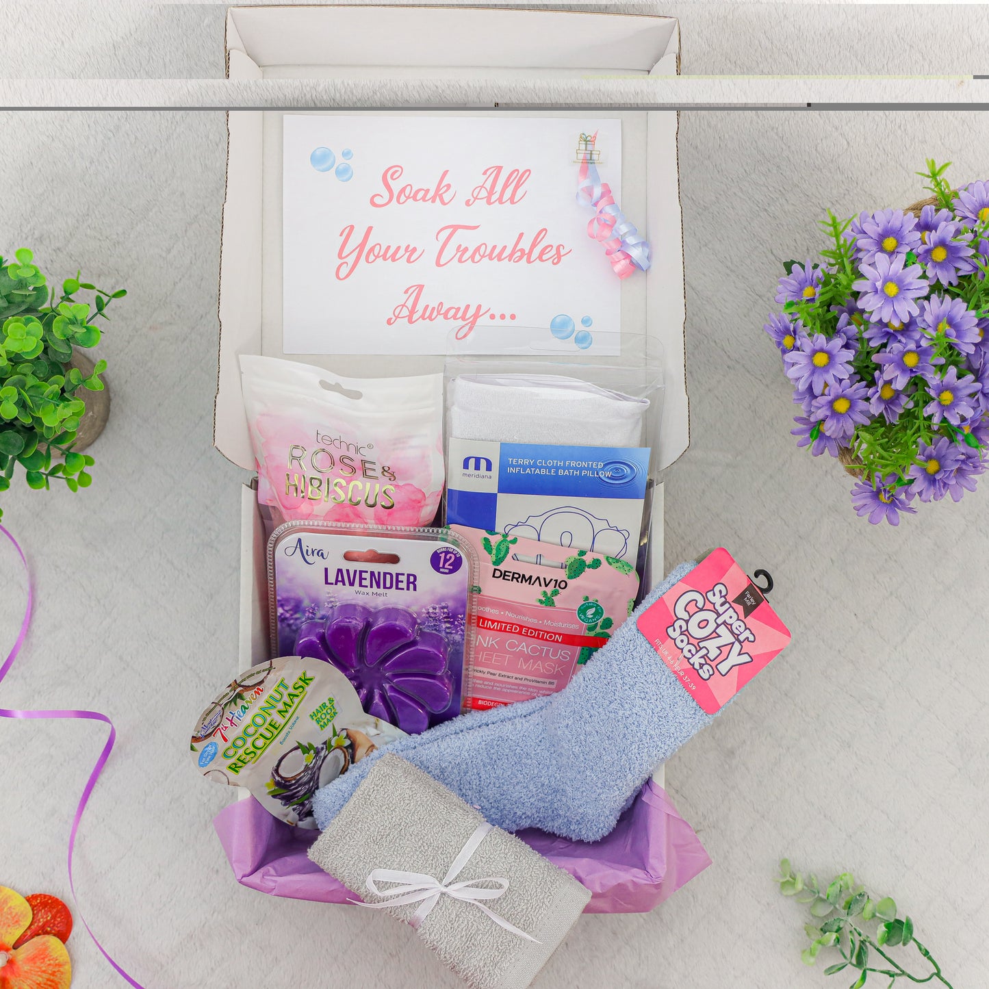 Bath Time Pamper Hamper Gifts Box For Relaxation
- Always Looking Good -