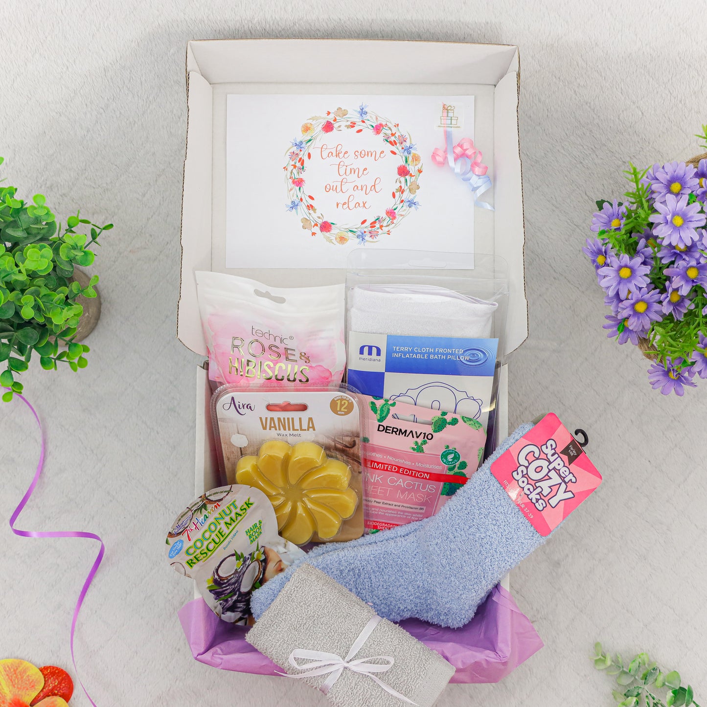 Bath Time Pamper Hamper Gifts Box For Relaxation
- Always Looking Good -