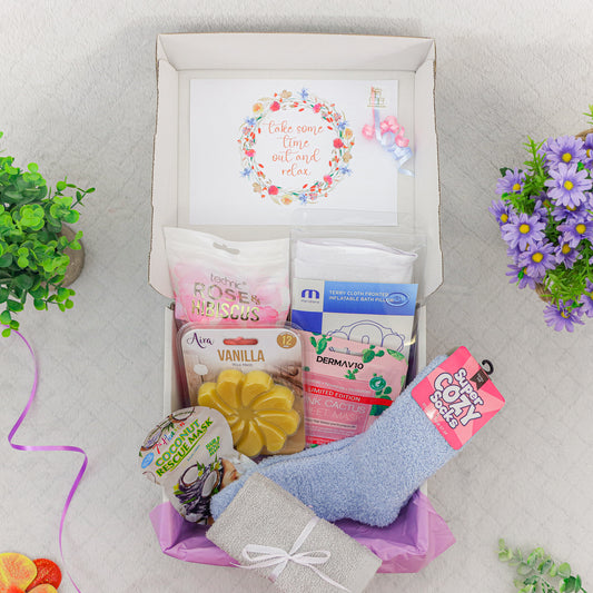 Bath Time Pamper Hamper Gifts Box For Relaxation
 - Always Looking Good -