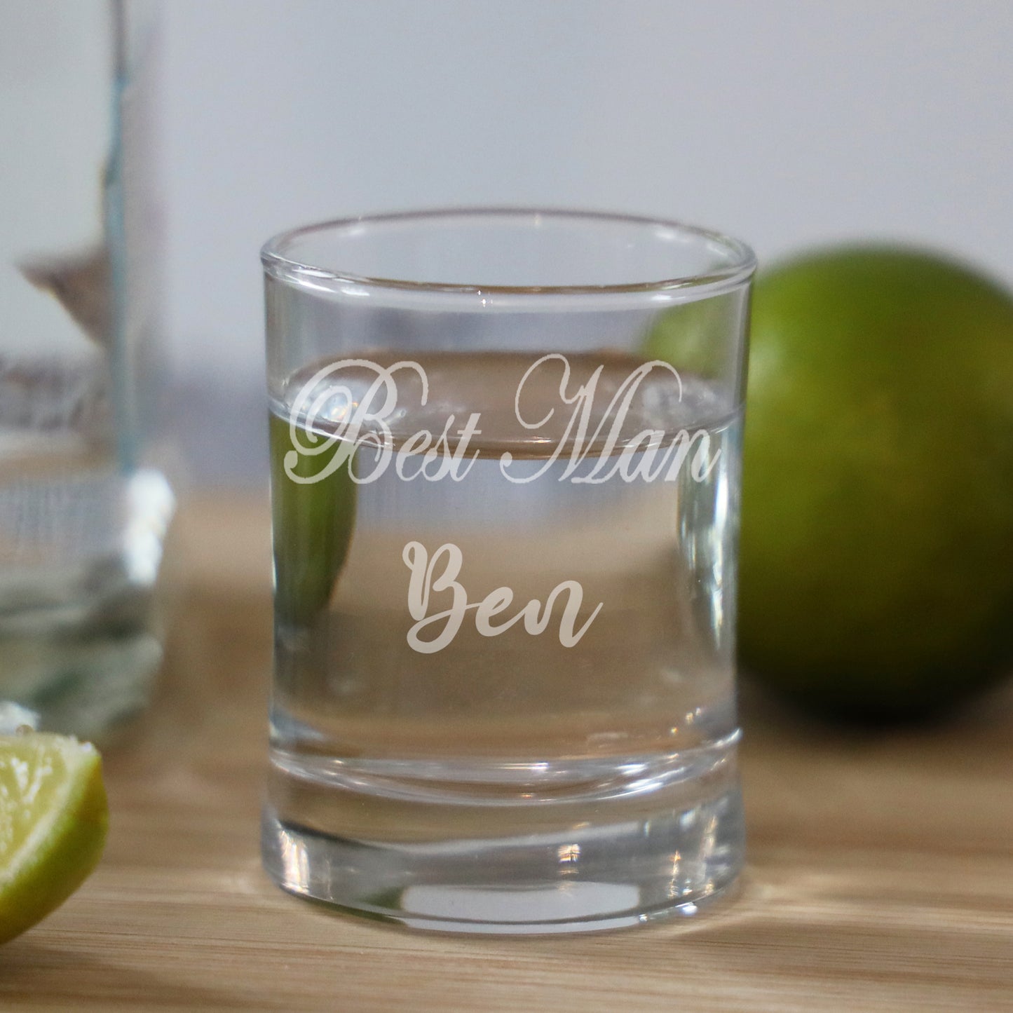 Personalised Engraved Bridal Party Shot Glass Set x4 - Always Looking Good -