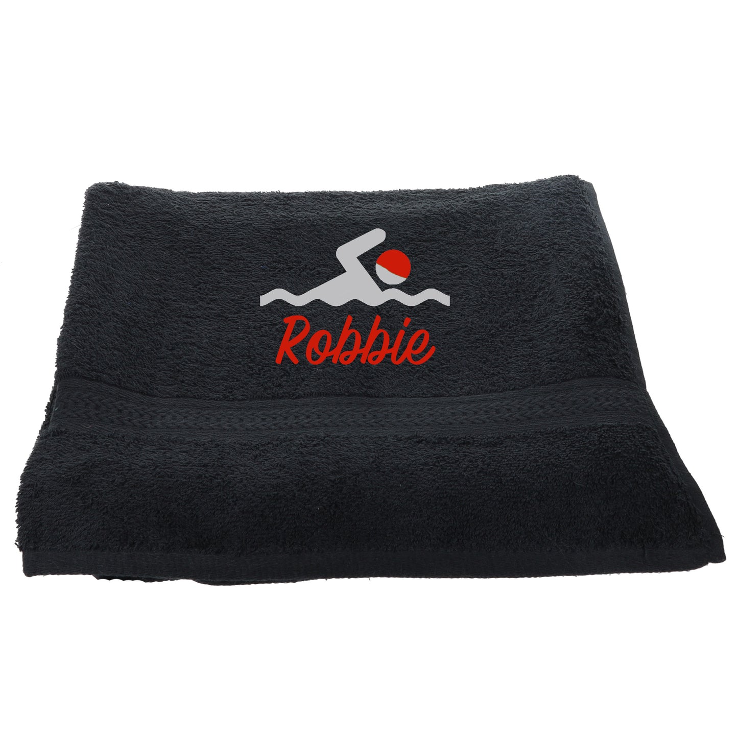 Personalised Embroidered Swimming Bath Swim Towel - Always Looking Good -