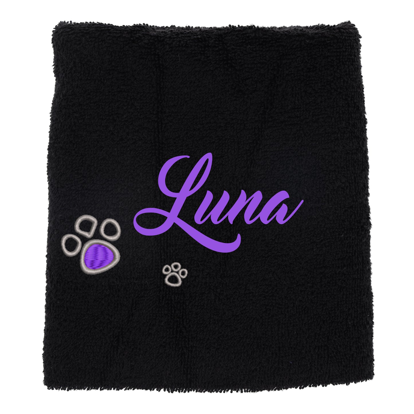 Personalised Dog Towel Pet's Name Embroidered - Always Looking Good -