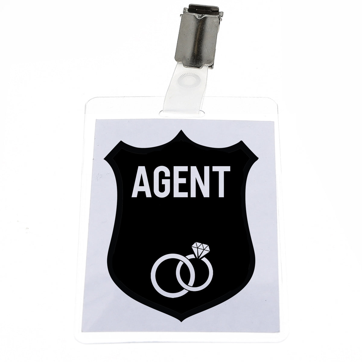 Personalised Pageboy Ring Security Box Briefcase - Always Looking Good - Badge on its own