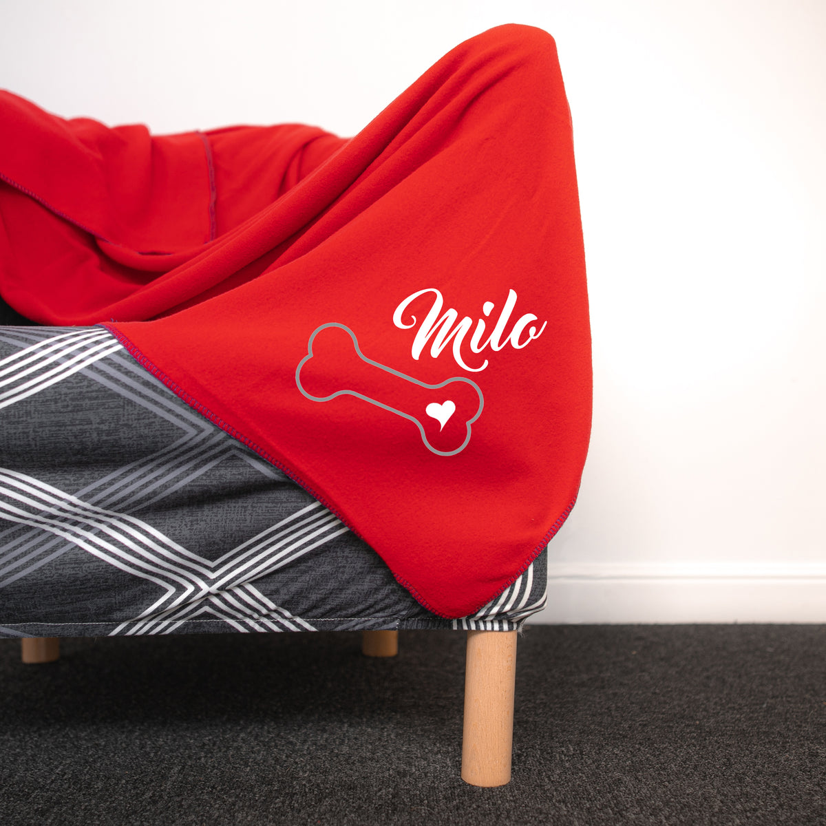 Personalised Dog Blanket Embroidered With Name - Always Looking Good -