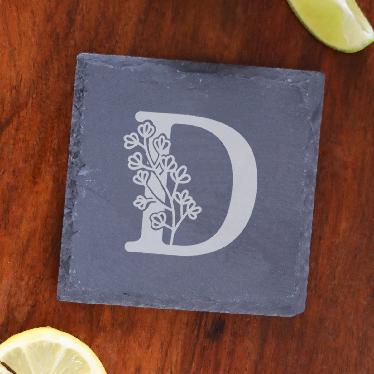 Personalised Engraved Monogram Initial Design Whisky Glass and/or Coaster Gift - Always Looking Good - Square Coaster Only