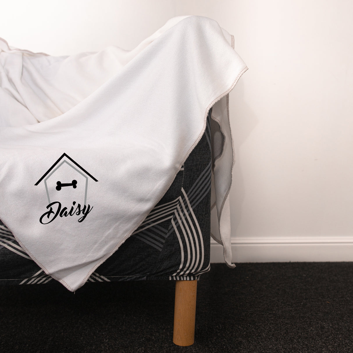 Personalised Dog Blanket Embroidered With Name - Always Looking Good -