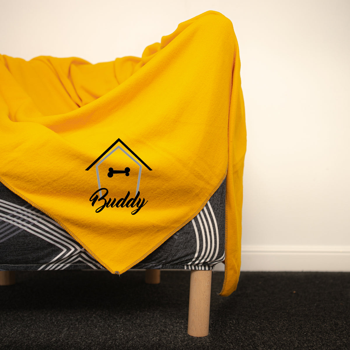 Personalised Dog Blanket Embroidered With Name - Always Looking Good -