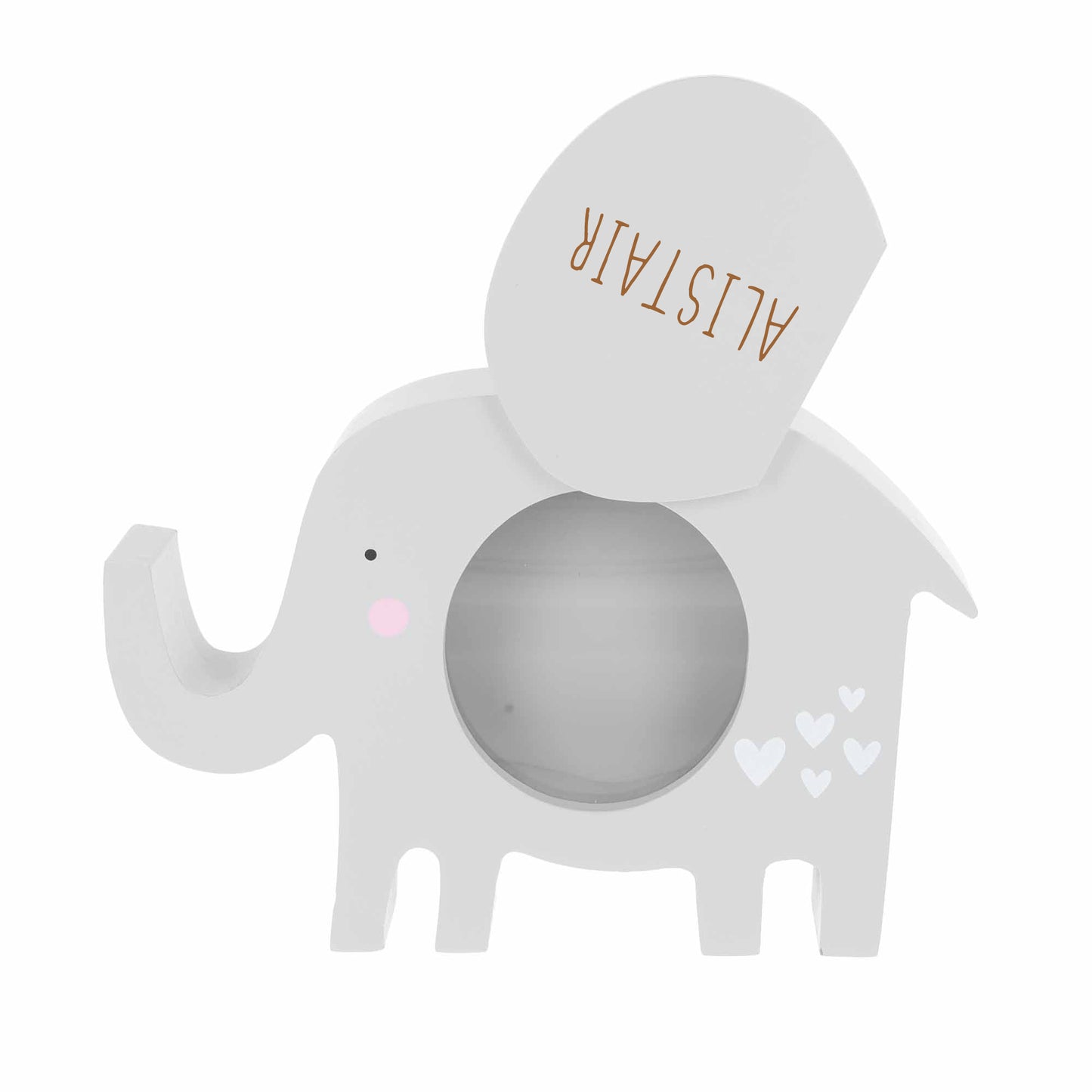 Personalised Engraved Kids Elephant Money Box with Name - Always Looking Good -