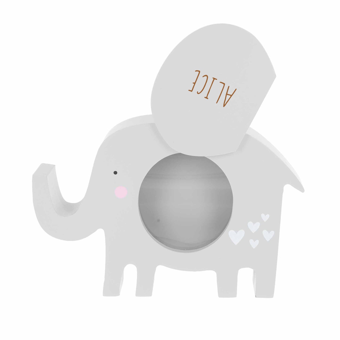 Personalised Engraved Kids Elephant Money Box with Name - Always Looking Good -