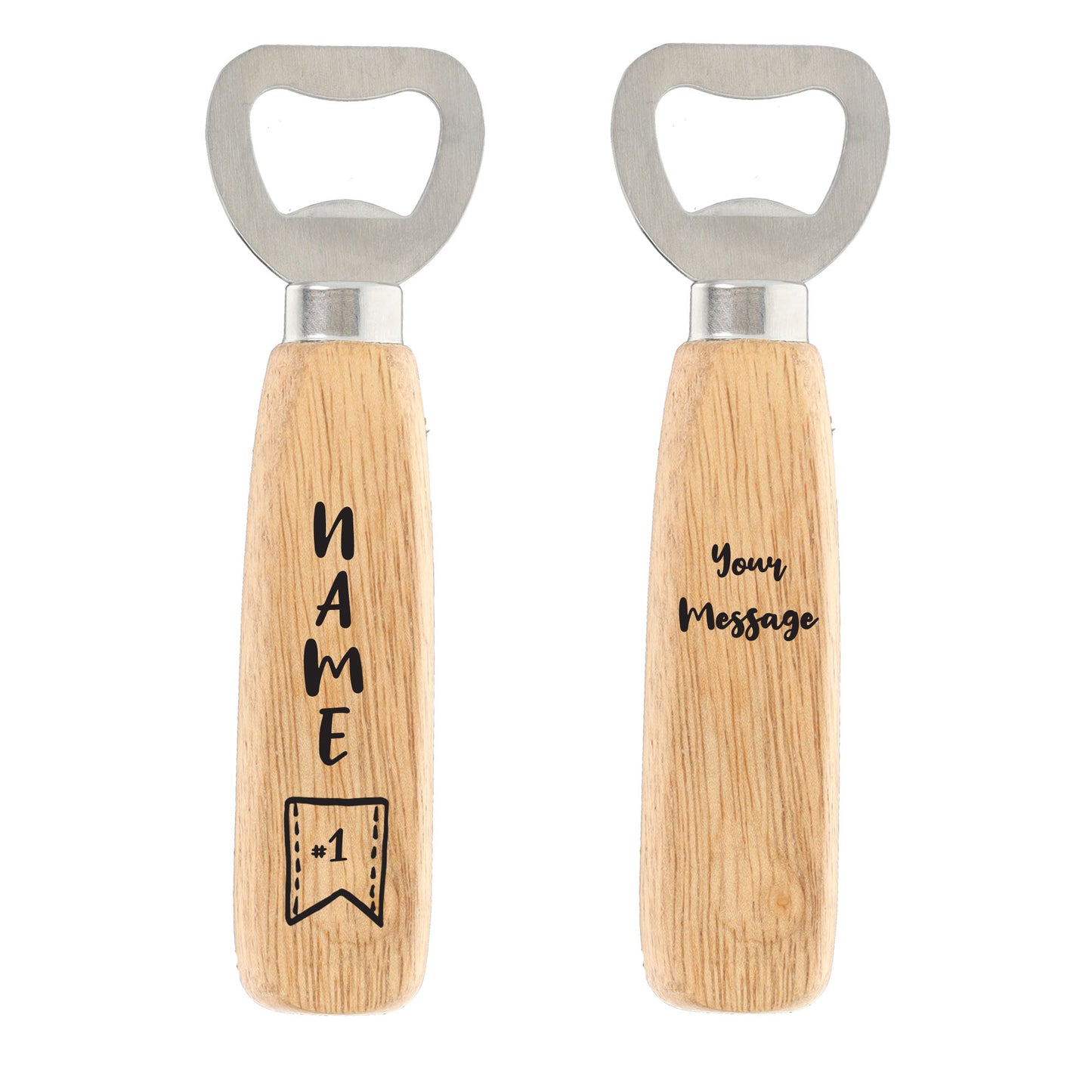 Personalised Engraved Wooden Bottle Opener Fathers Day Gift - Always Looking Good -