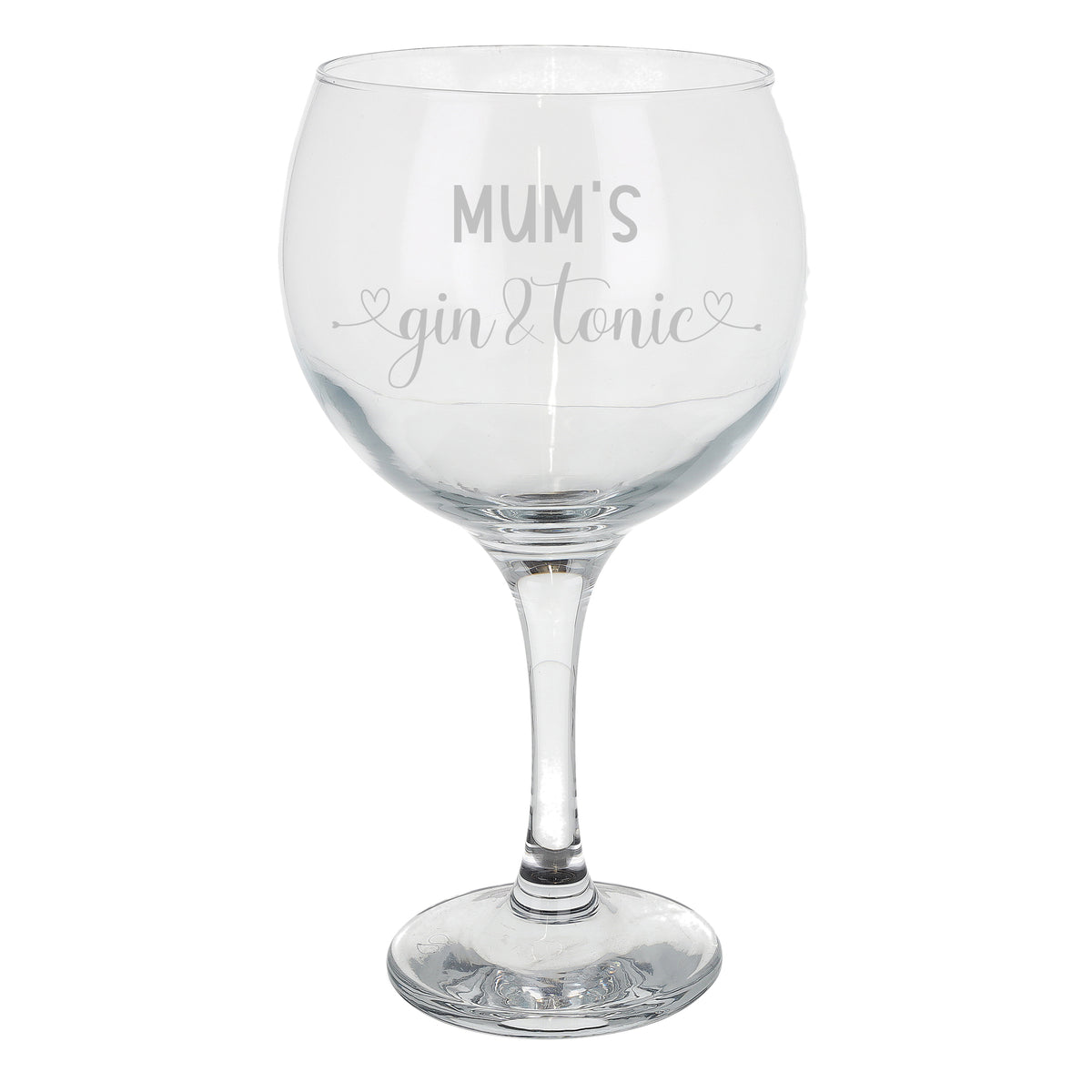 Engraved Personalised Gin Glass | Gin & Tonic Glass with Name - Always Looking Good - Glass Only