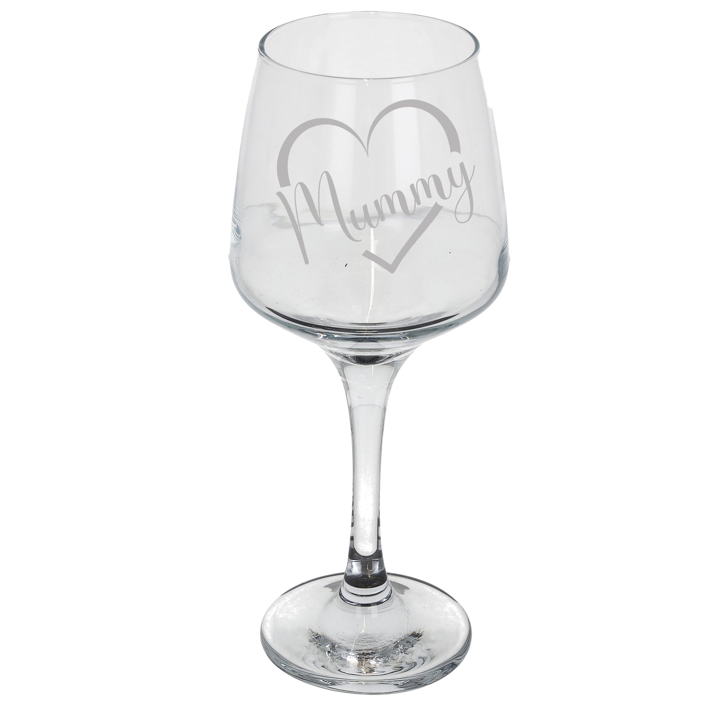 Personalised Engraved Heart & Name Wine Glass - Always Looking Good -