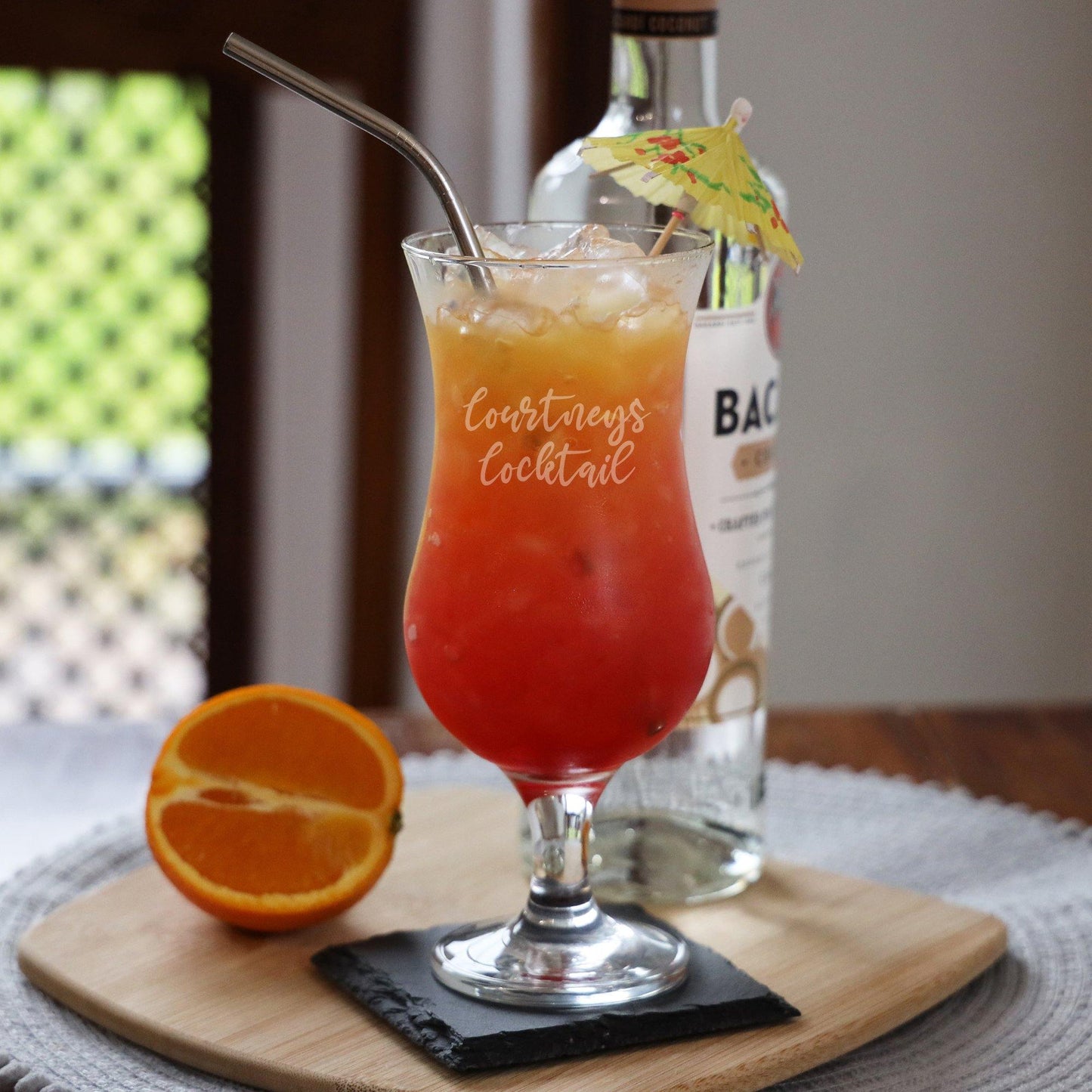 Engraved Personalised Cocktail Filled Occasion Pina Colada Glass - Always Looking Good -