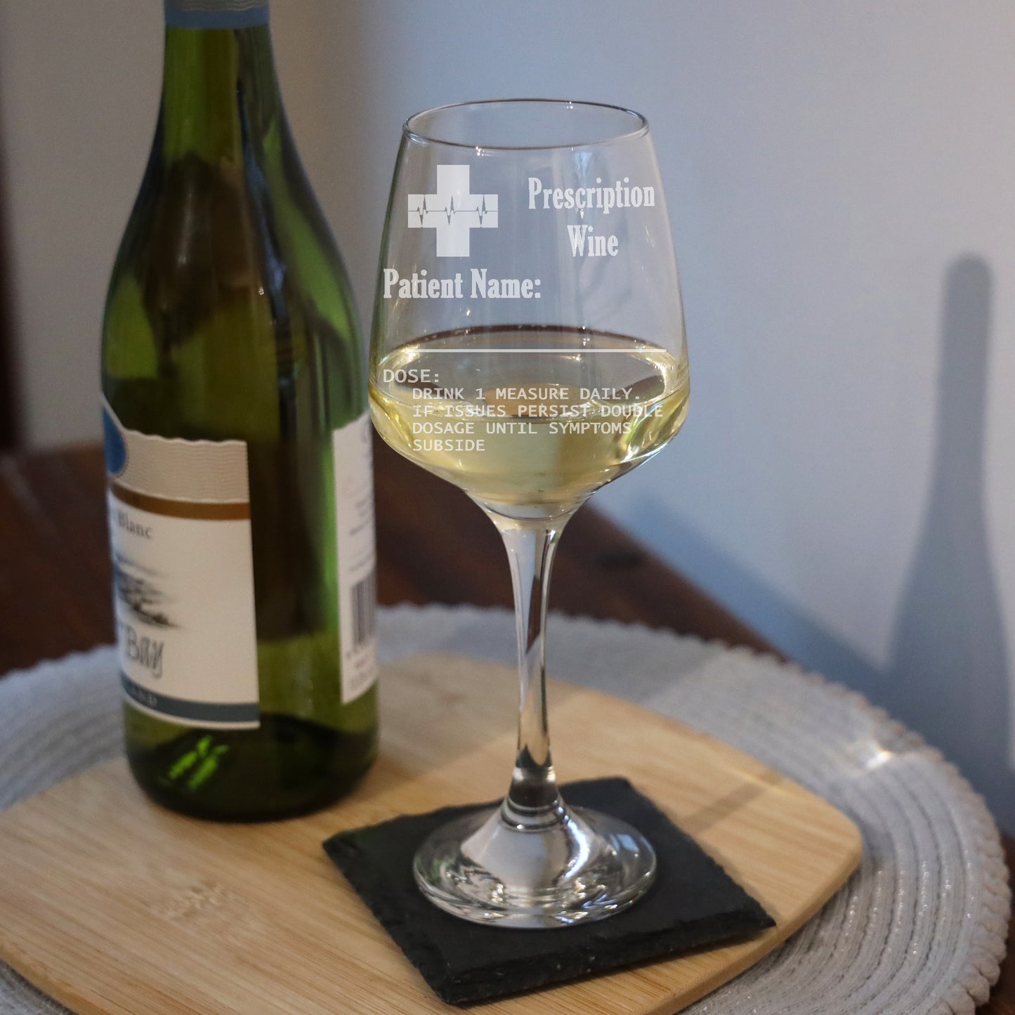 Funny Personalised Engraved Prescription Wine Glass For Wine Lovers - Always Looking Good -