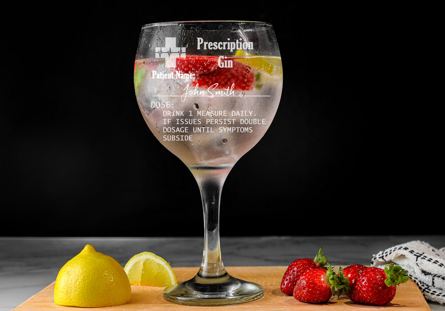 Personalised Prescription Glass - Engraved Any Glass Any Drink
- Always Looking Good - Stemless Glass No Coaster