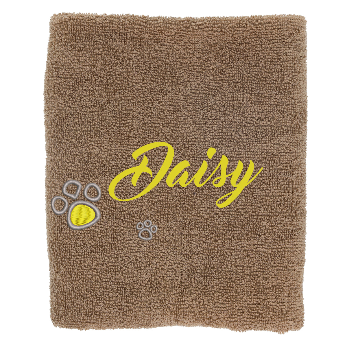 Personalised Dog Towel Pet's Name Embroidered - Always Looking Good -
