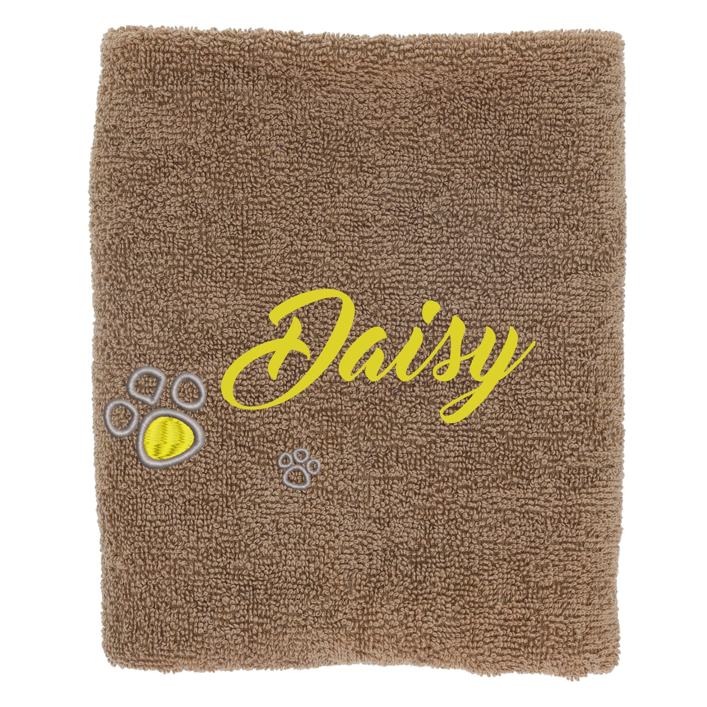 Personalised Dog Towel Pet's Name Embroidered - Always Looking Good -