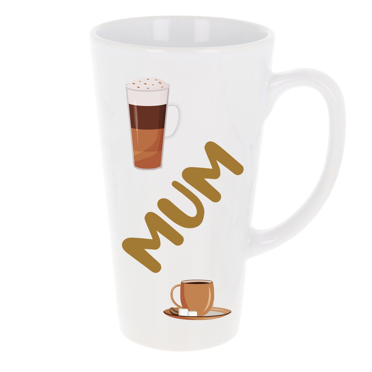 Personalised Filled Love You A Latte Tall Coffee Latte Mug - Always Looking Good -