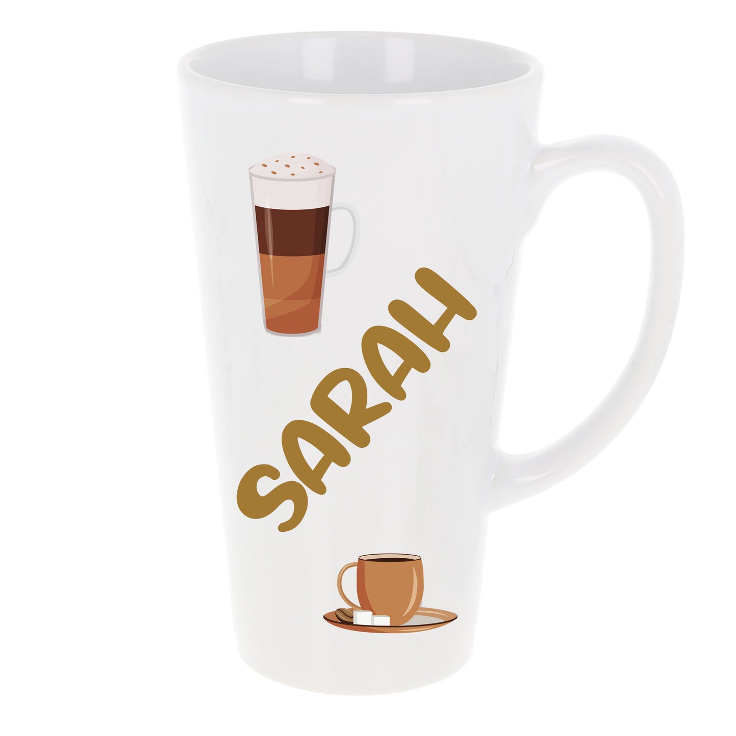 Personalised Filled Love You A Latte Tall Coffee Latte Mug - Always Looking Good -