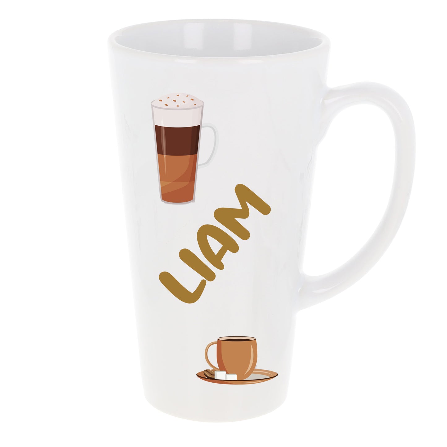 Personalised Filled Love You A Latte Tall Coffee Latte Mug - Always Looking Good -