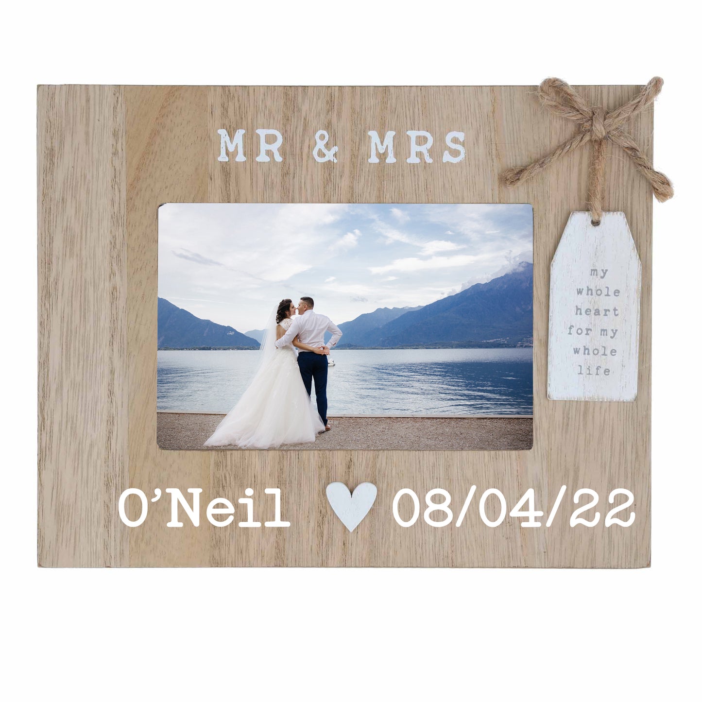 Personalised Mr & Mrs Wedding Photo Frame - Always Looking Good -